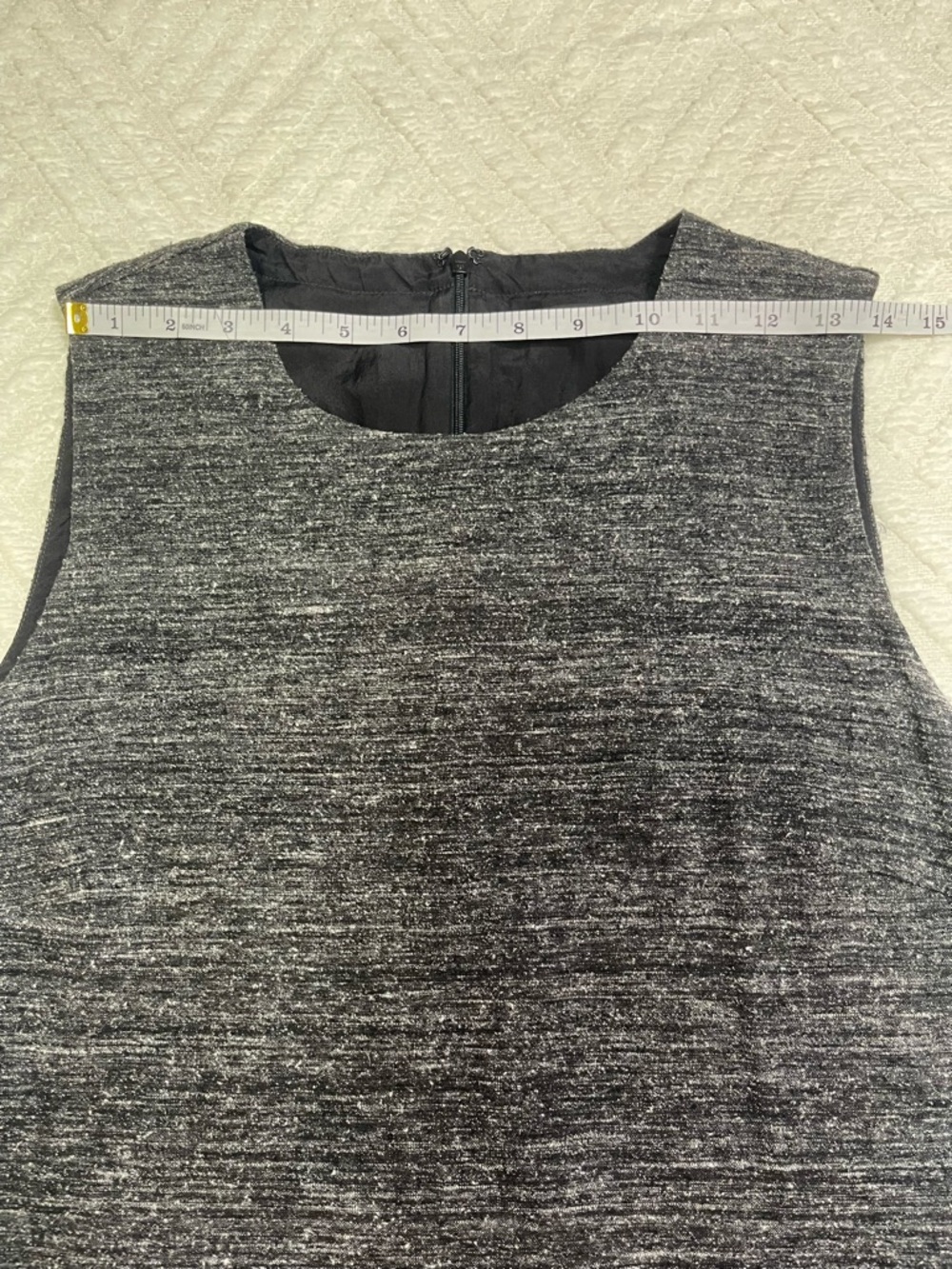 Eileen Fisher Gray Sleeveless Dress - Picture 9 of 12